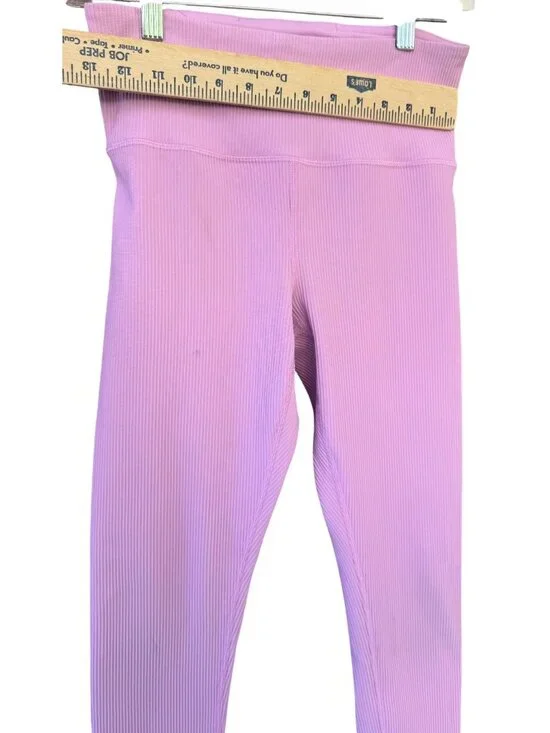Athletaelation ultra high rise rib Leggings Medium Pink Activewear - Picture 6 of 8